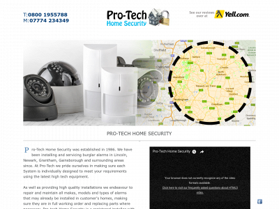 pro-techhomesecurity.co.uk snapshot