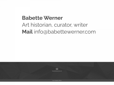 babettewerner.com snapshot