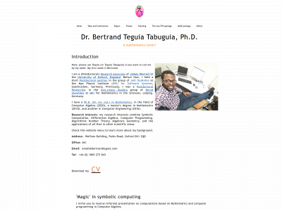 bertrandteguia.com snapshot
