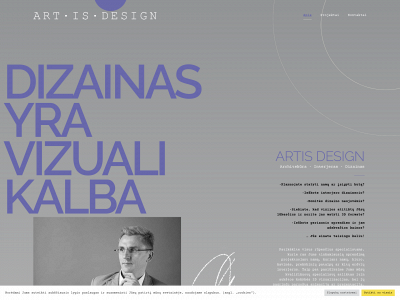 artisdesign.lt snapshot