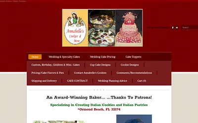 www.annabellescookiesandmore.com snapshot