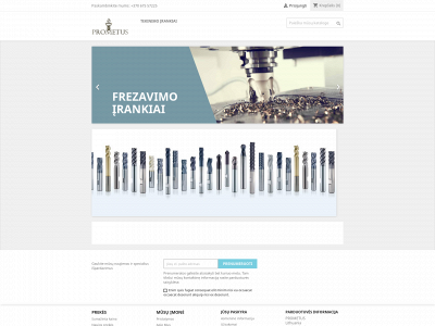 prometus.lt snapshot