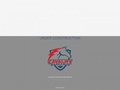 cavalryelectric.com snapshot
