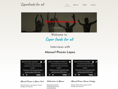superfoodsforall.com snapshot