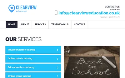 clearvieweducation.co.uk snapshot