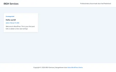 ibghservices.nl snapshot