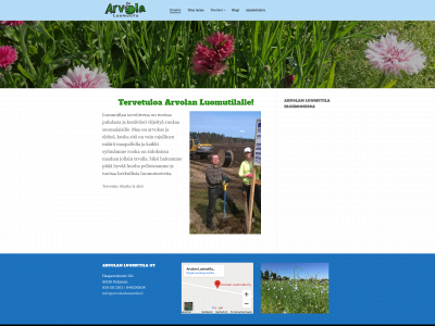 arvolanluomutila.fi snapshot