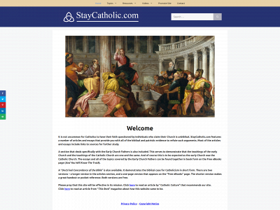 staycatholic.com snapshot