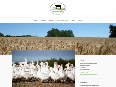 praesteskovgaard.dk snapshot