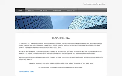 leadermen.ca snapshot