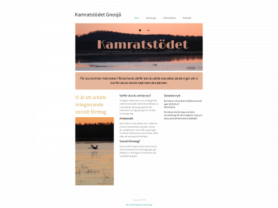kamratstodetgnosjo.se snapshot