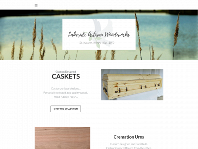 lakesideartisanwoodworks.com snapshot
