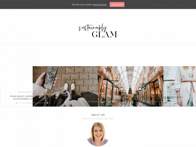 sustainablyglam.com snapshot