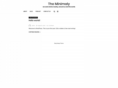 theminimaly.com snapshot