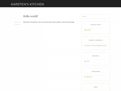 karstenskitchen.com snapshot