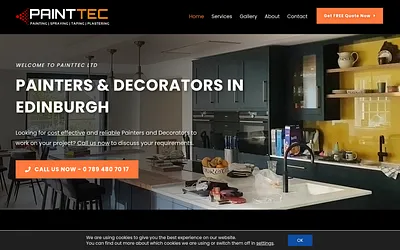painttecltd.co.uk snapshot