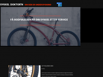 sykkeldoktoren.no snapshot