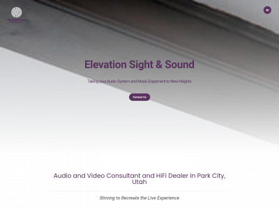 www.elevationsightandsound.com snapshot