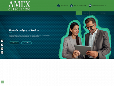 amexoutsourcing.co.uk snapshot