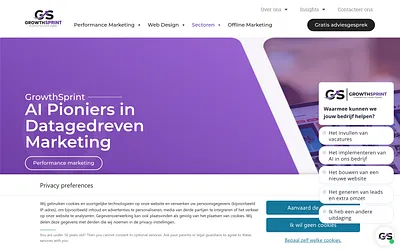 growthsprint.be snapshot