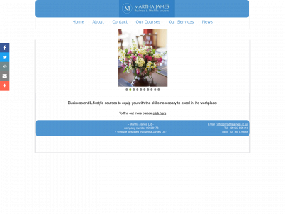 marthajames.co.uk snapshot