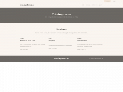 traningstester.se snapshot