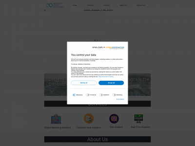 infinitydataanalytics.com snapshot