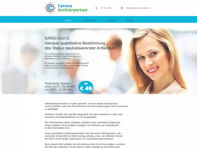 antikoerpertest-kempten.de snapshot