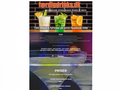 færdigdrinks.dk snapshot