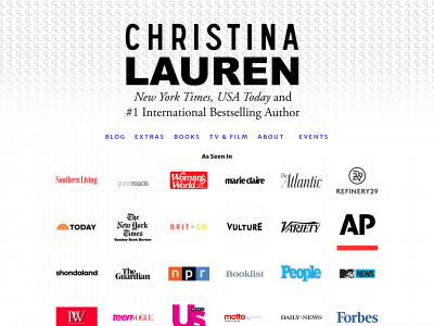 christinalaurenbooks.com snapshot