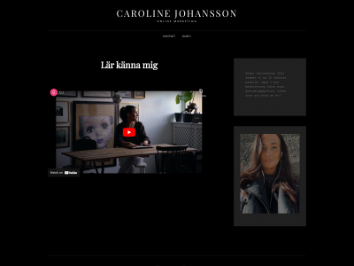 carolinejohansson.com snapshot