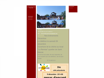 communelibredesaintmarceldie.123siteweb.fr snapshot