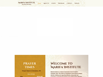 majalisulmarifa.org snapshot