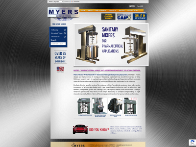 myersmixers.com snapshot