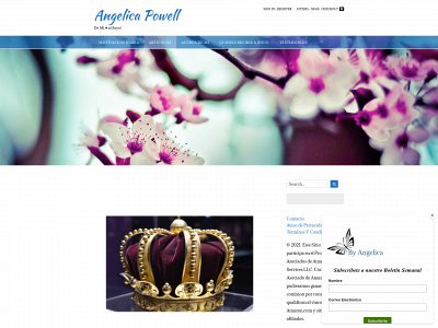 angelicaspowell.com snapshot