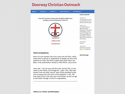 doorwaychristianoutreach.info snapshot