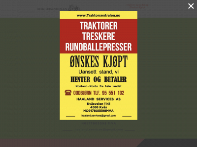 traktorsentralen.no snapshot