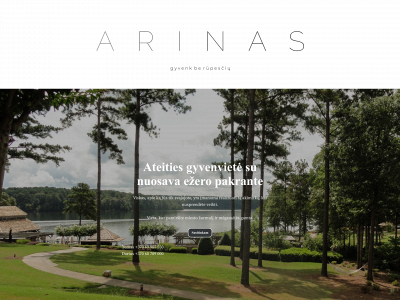 arinas.lt snapshot