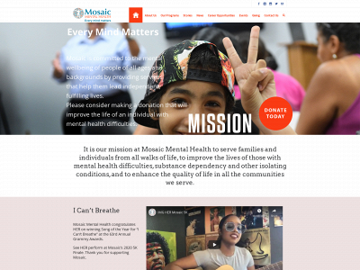 mosaicmh.org snapshot