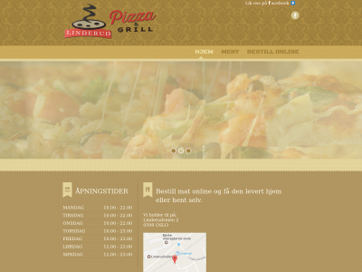linderudpizza.no snapshot