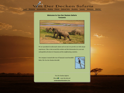 deckensafaris.com snapshot
