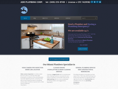 adr-plumbing.com snapshot