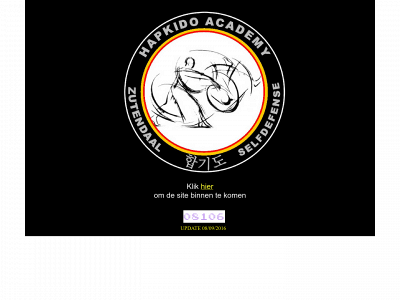hapkidozutendaal.be snapshot