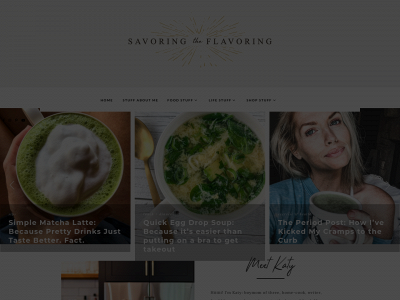 savoringtheflavoring.com snapshot