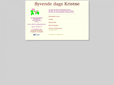 syvendedagskristne.no snapshot