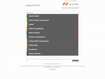 reaganchild.com snapshot
