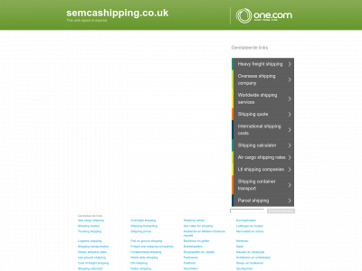 semcashipping.co.uk snapshot