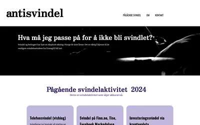 antisvindel.no snapshot