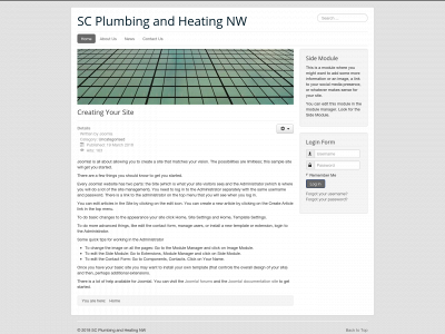 scplumbingandheatingnw.co.uk snapshot