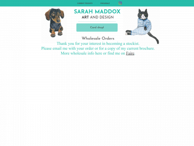 sarahmaddox.co.uk snapshot